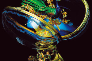 ミシェル・パルミジャーニ氏が修復した孔雀が羽を広げるオートマタ、ファベルジェ製の「イースターエッグ」。