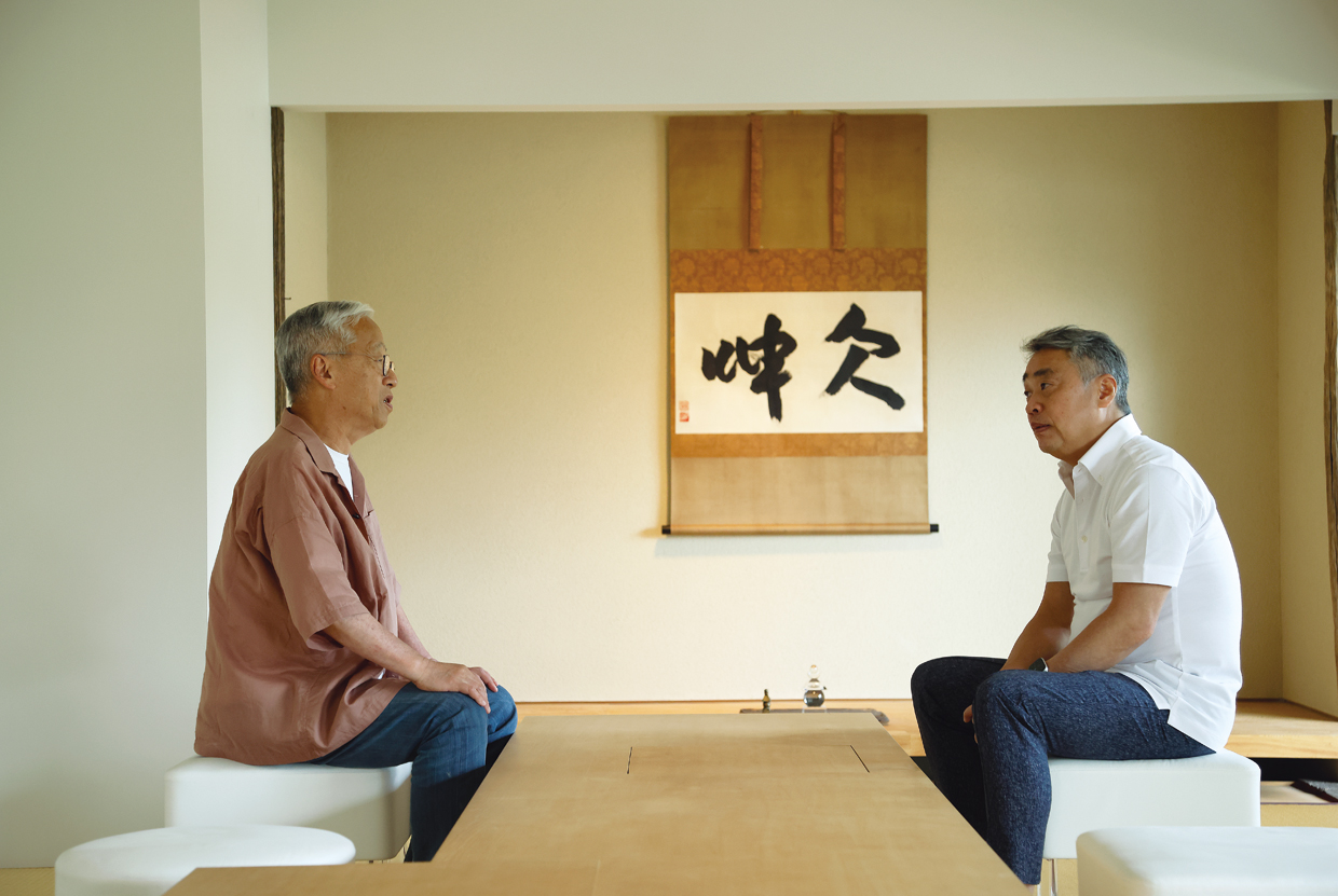 (左)杉本博司(新素材研究所)/(右)神田裕行(日本料理かんだ)