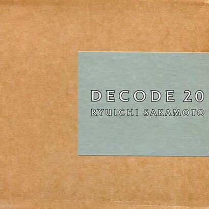 『Decode 20』/坂本龍一 著/インプレス