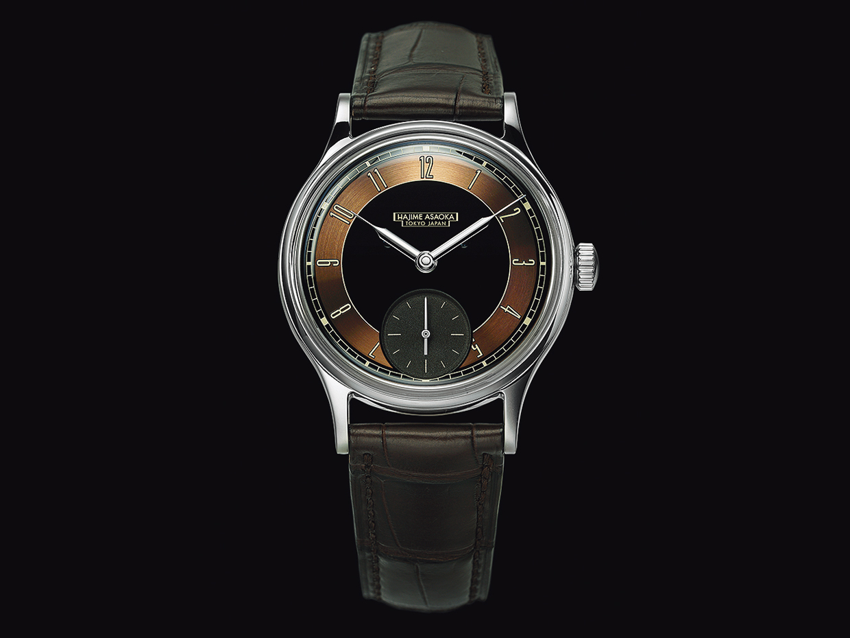 「TSUNAMI」手巻き、ケース径37mm、SSケース×アリゲーターストラップ、日常生活防水