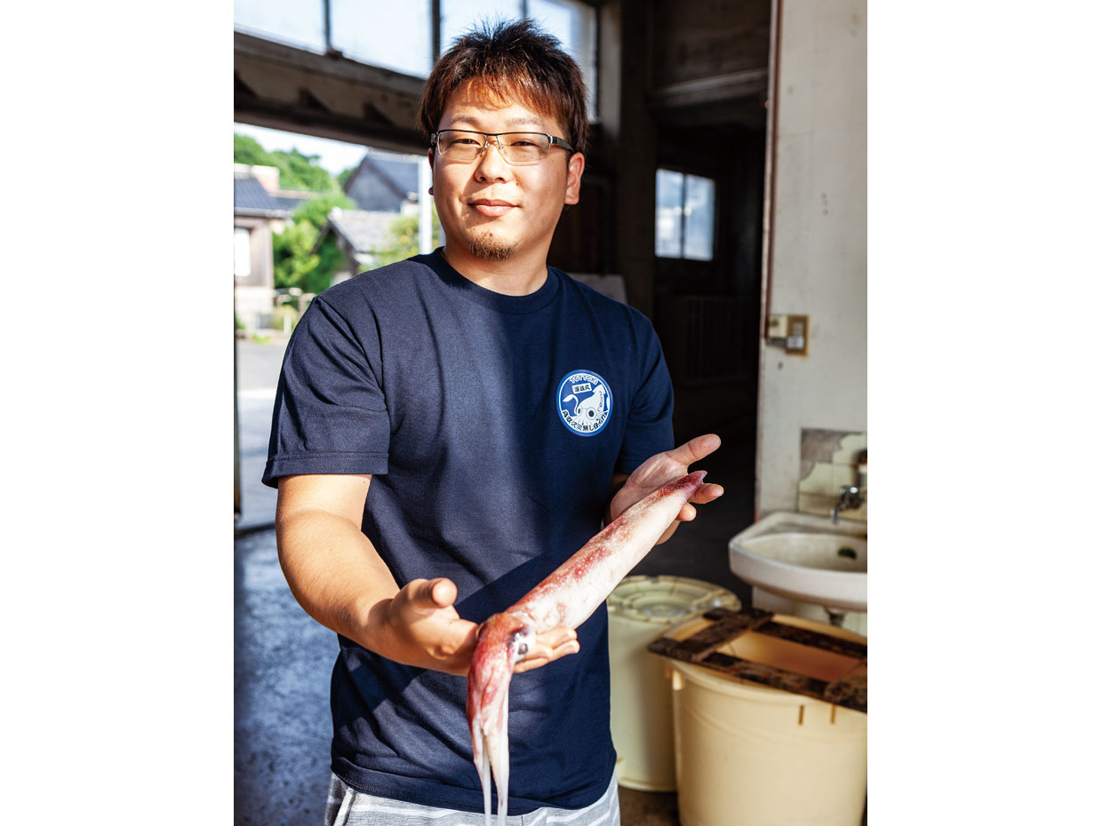 赤碕町出身の漁師、小掠誠さん