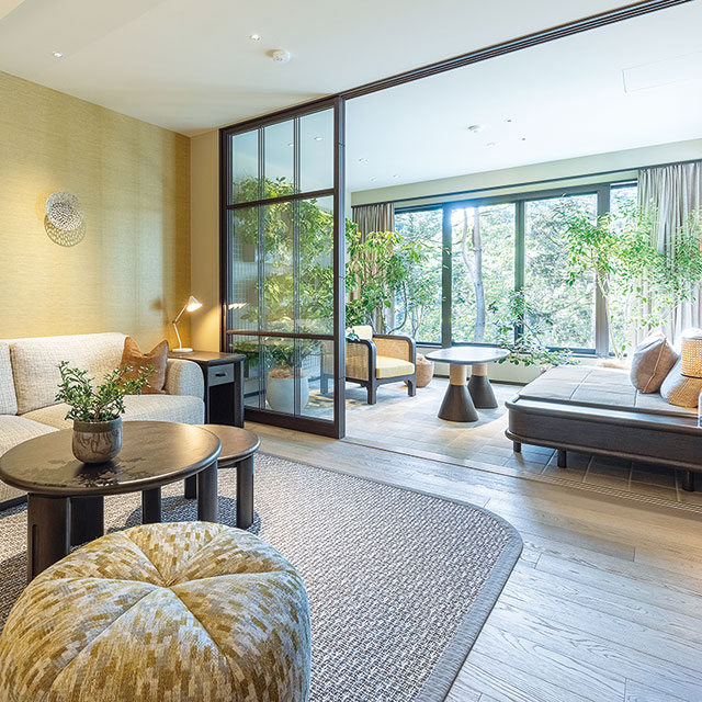 緑に包まれて心身を満たす滞在