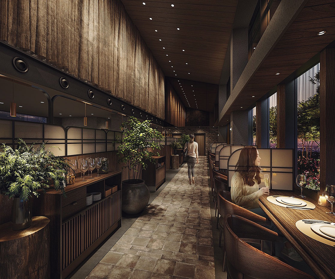 ふふ&ensp;軽井沢&ensp;陽光の風。ジャパニーズフレンチのレストラン