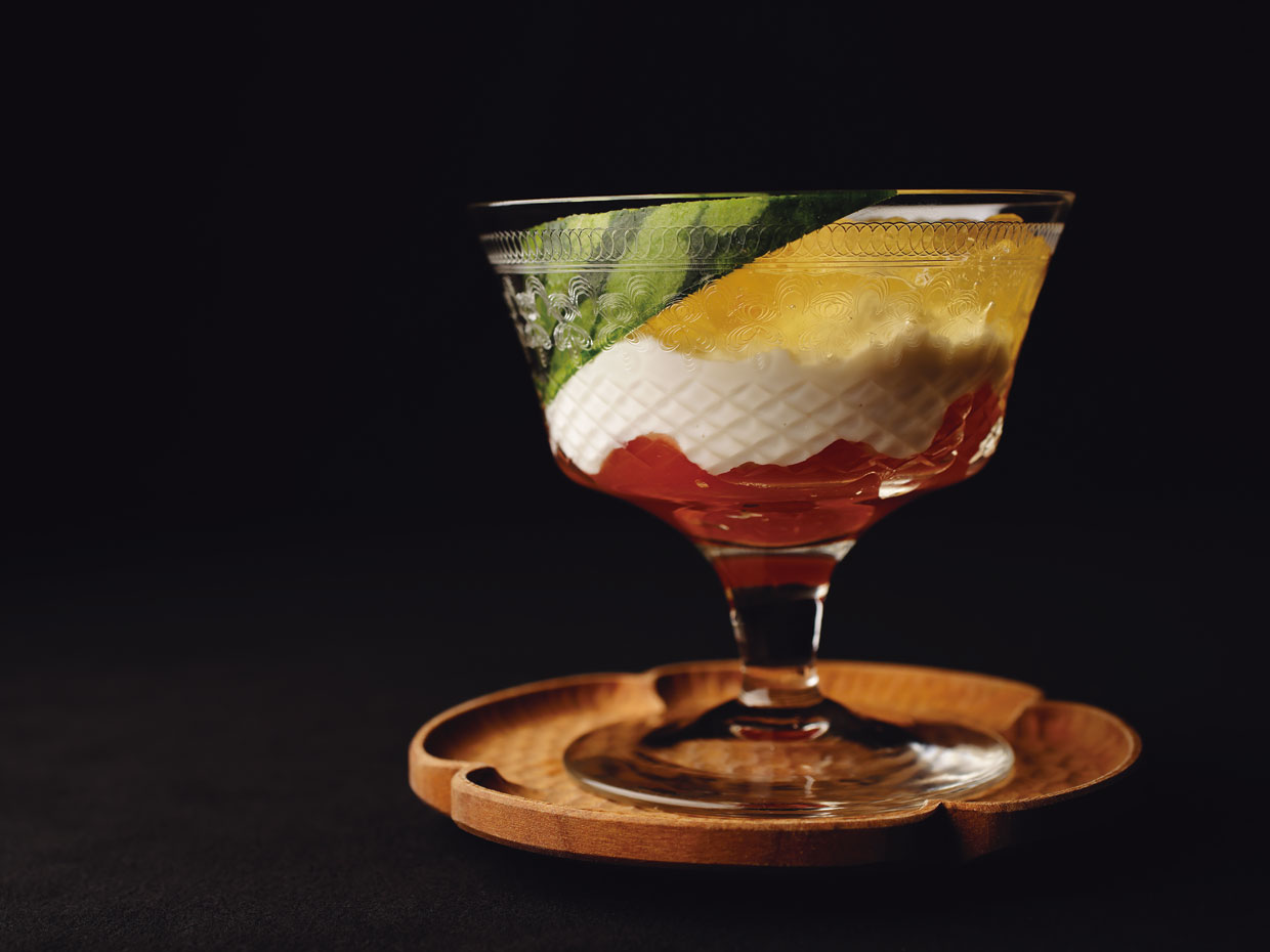 西瓜の料理、日本料理 かんだ(元麻布 かんだ) 神田裕行氏