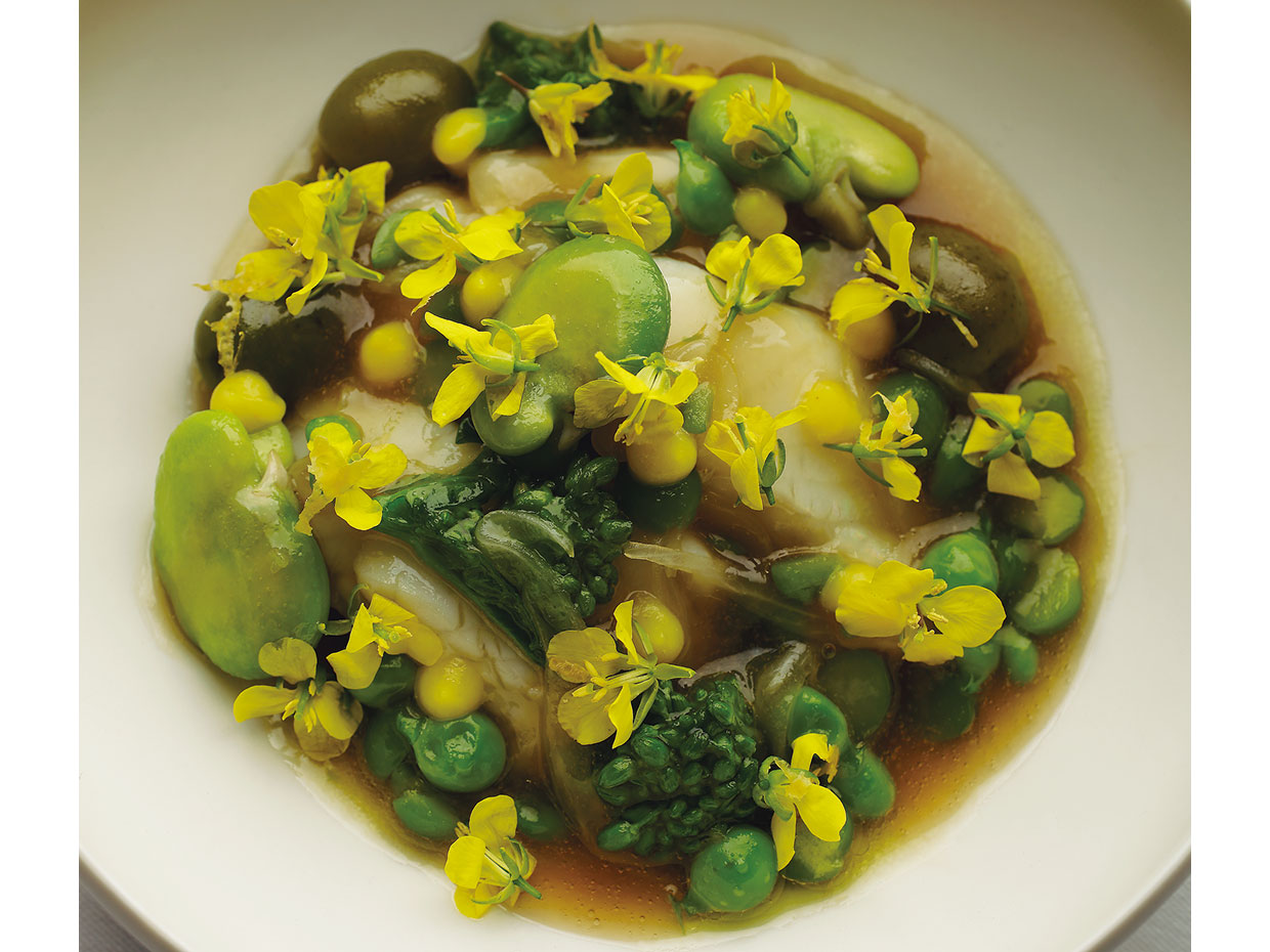 LA&ensp;CIME。広島産ハーブ・ネギの根っこ・切り干し大根のサラダ