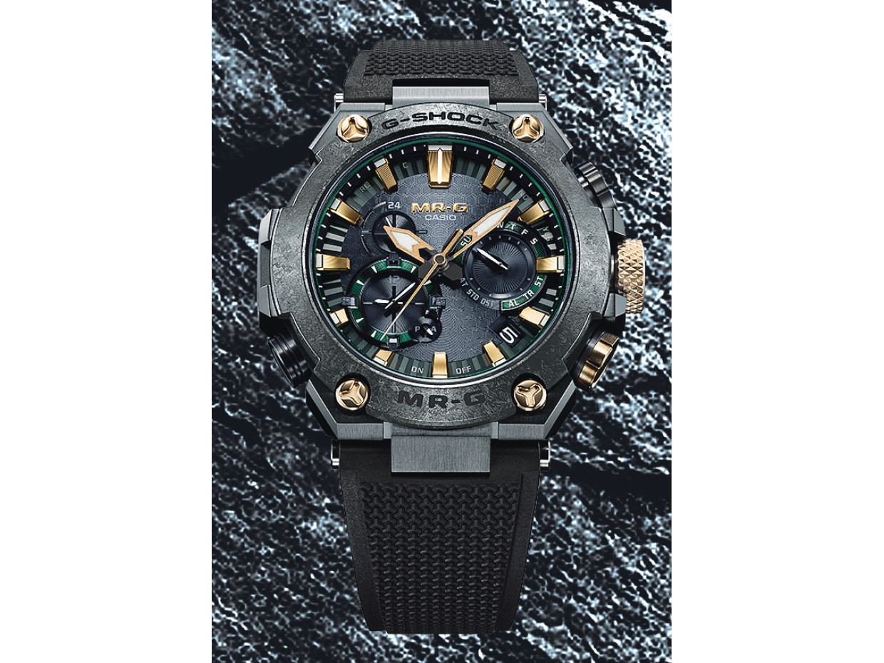 威厳に満ちた鐵色で刻む時、カシオ