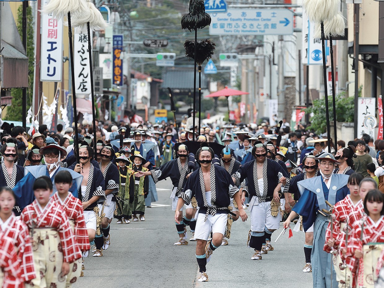 緑あふれる湧水の都, 山梨県都留市